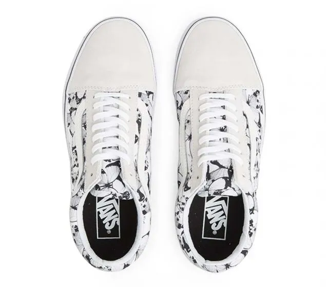 | | VANS First-dibs sale OLD (BUTTERFLY) WHITE Big savings event SKOOL BLACK TRUE