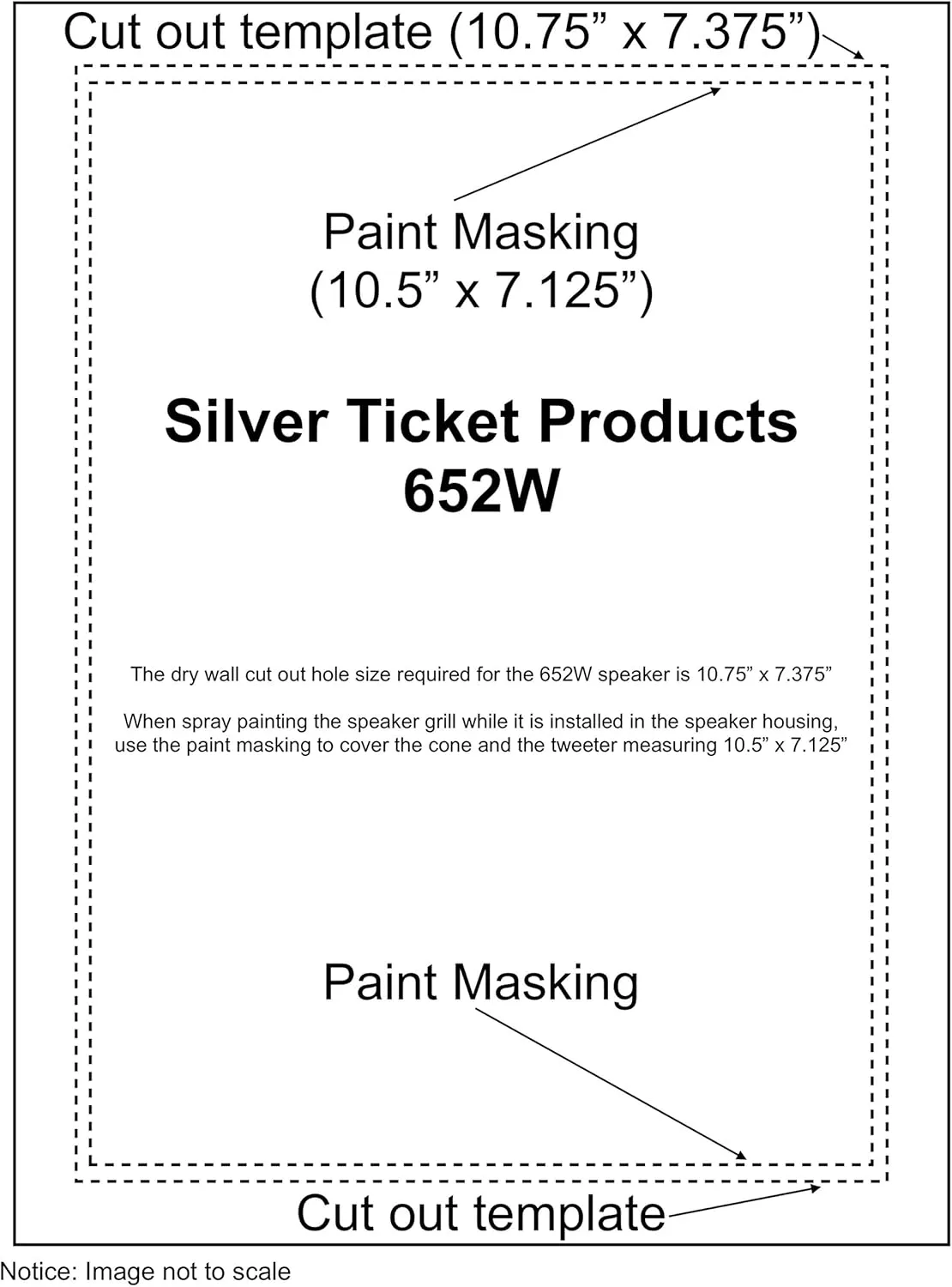 652W Silver Ticket in-Wall Speaker with Pivoting Tweeter (6.5 Inch in-Wall)