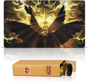 Admonition Angel (Stitched) - MTG Playmat by Anato Finnstark - Compatible with Magic The Gathering Playmat - Play MTG, YuGiOh, TCG - Original Play Mat Art Designs & Accessories