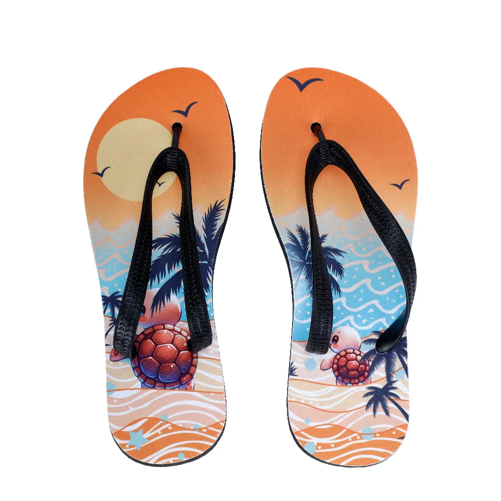 Adults Flip Flop-Black Sole-L-20pcs