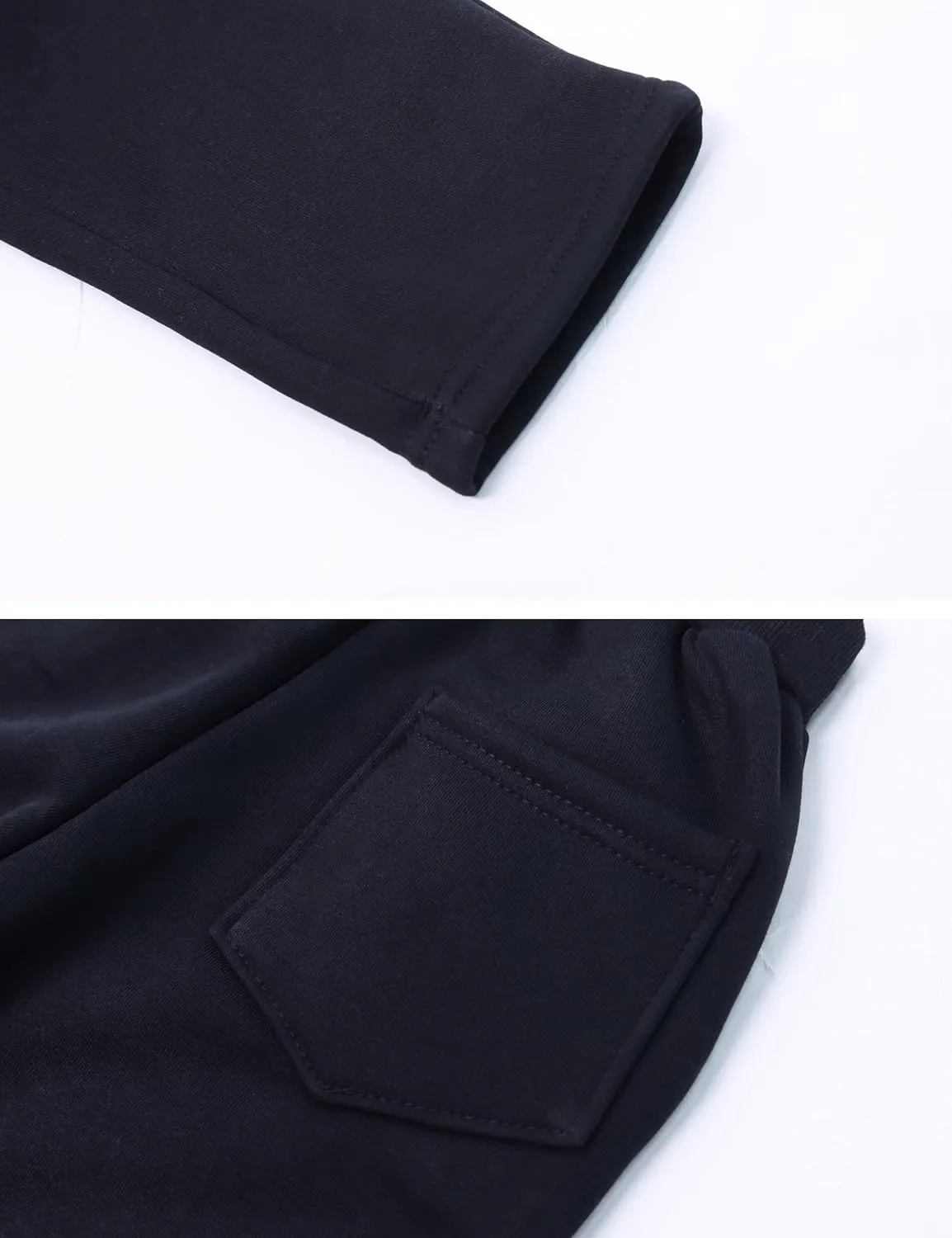 AMEBELLE Boys Girls' Winter Warm Jogger Pant Fleece Lined Elastic Waist Sweatpants