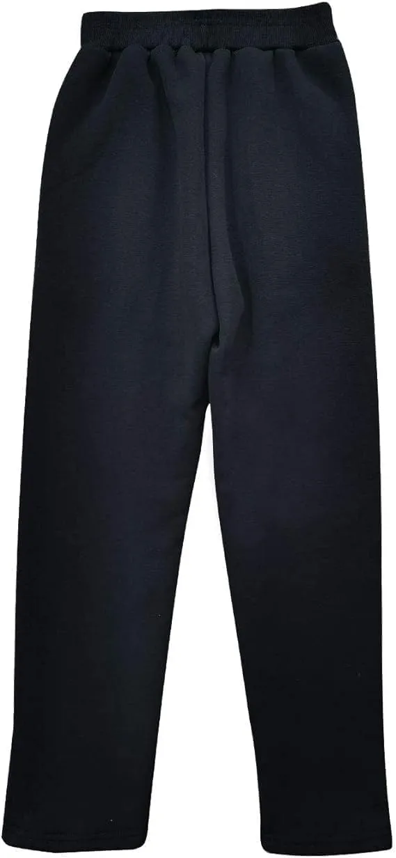 AMEBELLE Boys Girls' Winter Warm Jogger Pant Fleece Lined Elastic Waist Sweatpants
