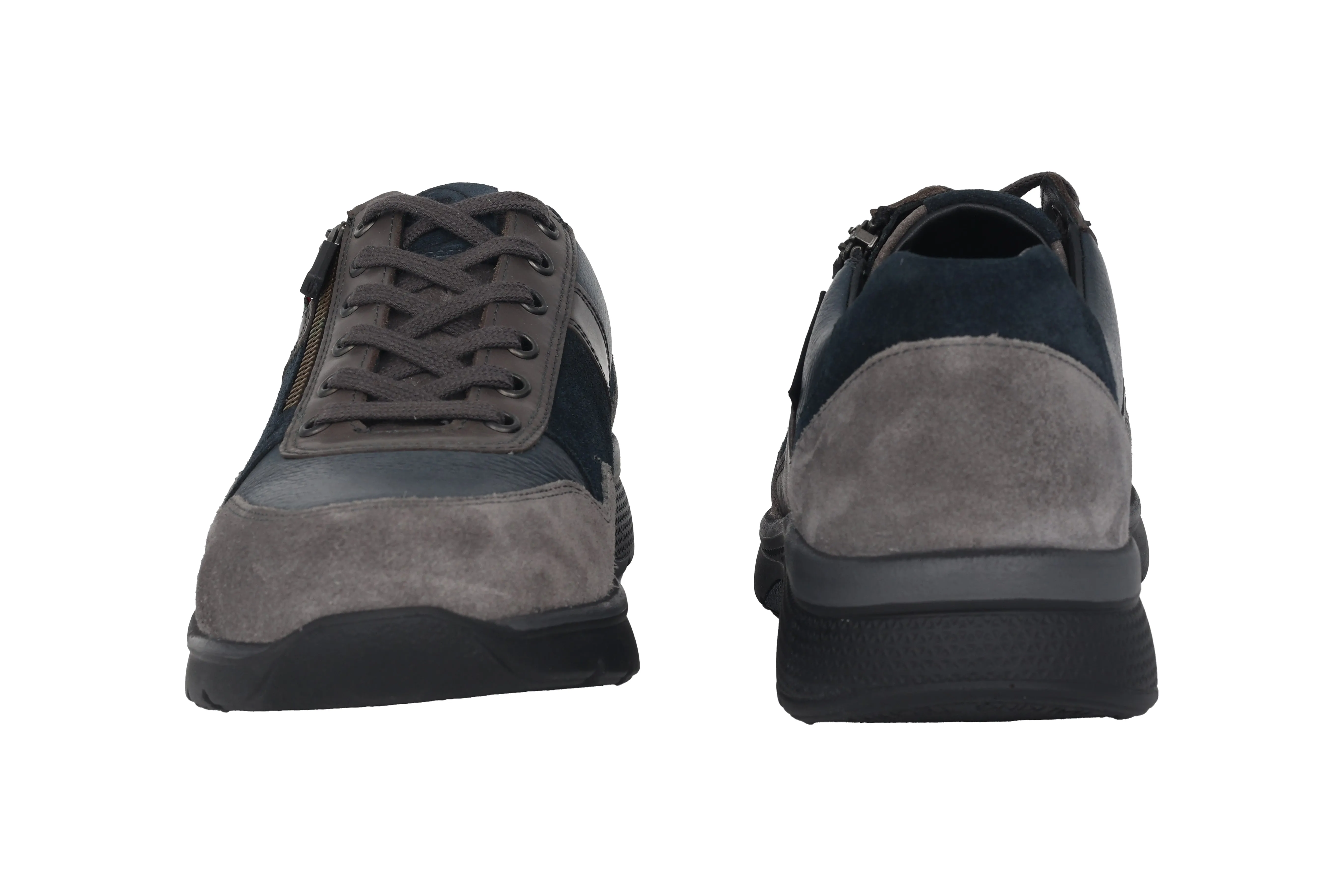 'Amory' men's wide fit (H) walking rolling shoe - Grey