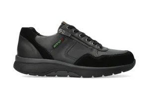 'Amory' men's wide fit (H) walking rolling sneaker - black