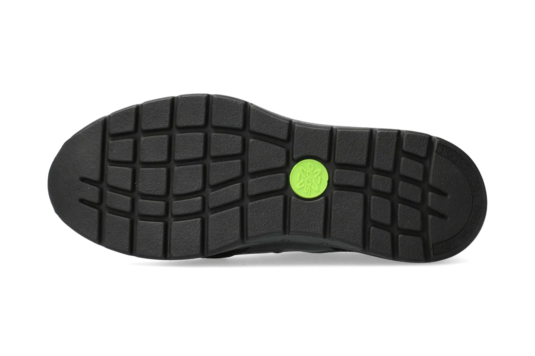 'Amory' men's wide fit (H) walking rolling sneaker - black