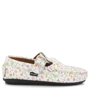 Atlanta Mocassin Floral T Strap Loafer