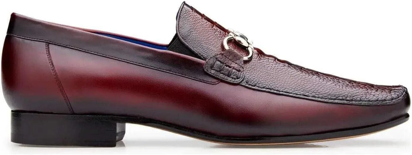 Belvedere Bruno Genuine Ostrich and Italian Calf Loafer