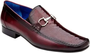 Belvedere Bruno Genuine Ostrich and Italian Calf Loafer