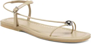 Black Flat Sandals for Women with Buckle Strappy Comfortable Silver Ball Square Open Toe Beach Thong Flip Flop Sandals Ring Toe Wedding Dress Shoes for Women.