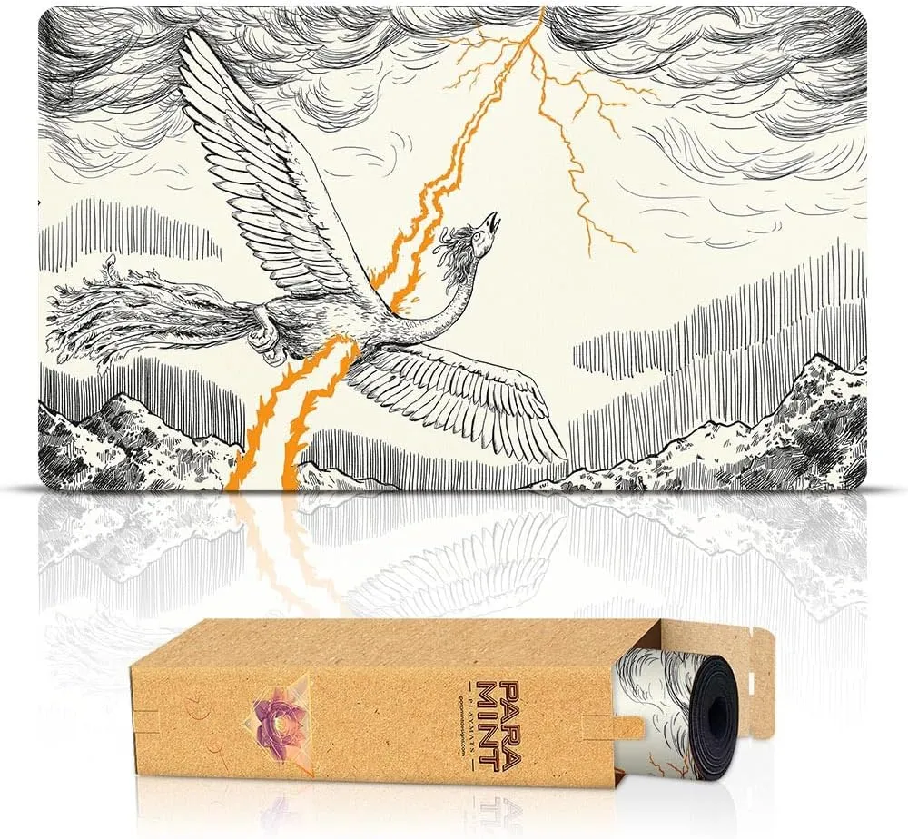 Bolt The Bird (Stitched) - MTG Playmat - Compatible with Magic The Gathering Playmat - Play MTG, YuGiOh, TCG - Original Play Mat Art Designs & Accessories