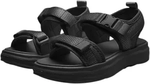 Boys Sport Sandals Summer Beach Pool Water Shoes Open Toe Strap Barefoot Wide Sandals Kids Boys School Non Slip Shoes