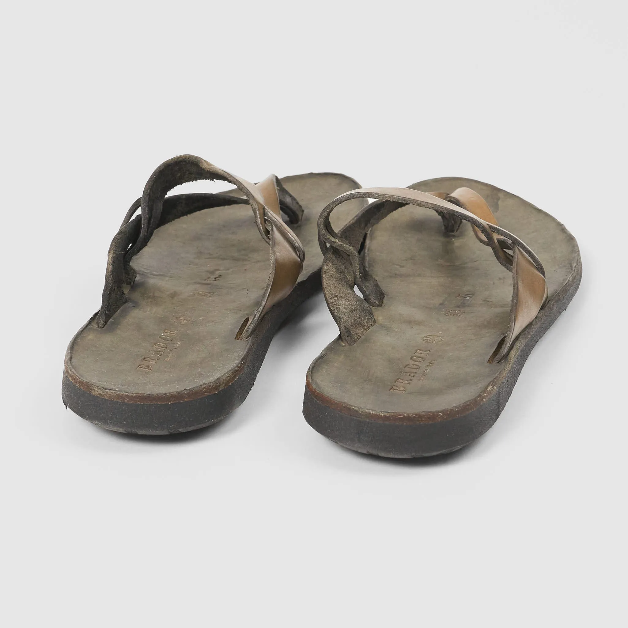 Brador Ladies Flip Flop Leather Sandals