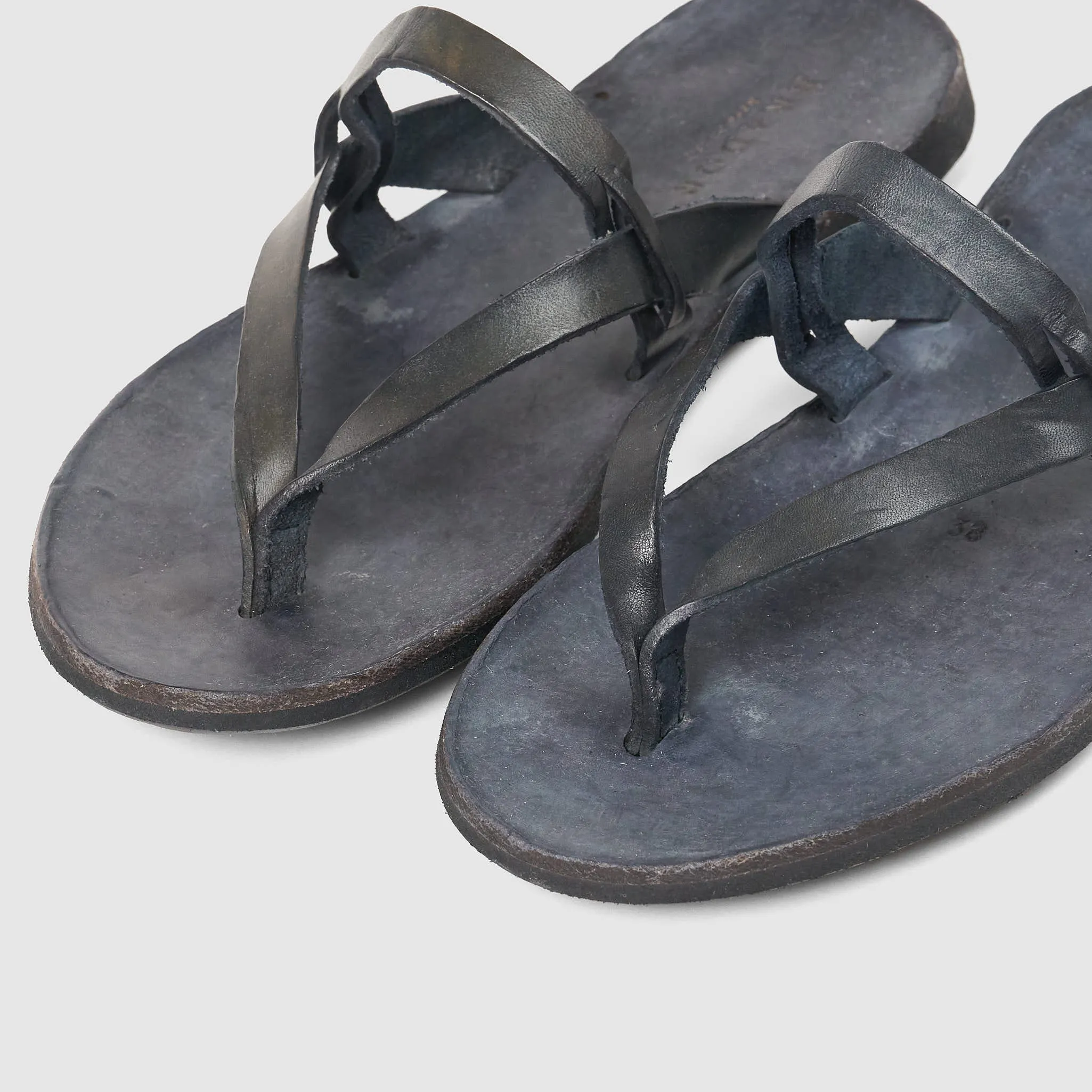 Brador Ladies Flip Flop Leather Sandals