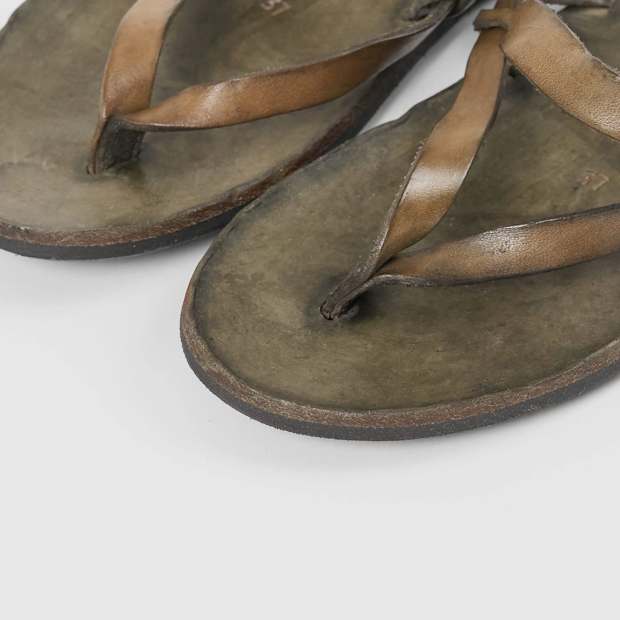 Brador Ladies Flip Flop Leather Sandals
