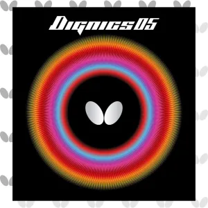 Butterfly Dignics 05 Table Tennis Rubber | Butterfly Table Tennis Rubber | 1.9 or 2.1 mm | Red or Black | 1 Inverted Table Tennis Rubber Sheet | Professional Table Tennis Rubber