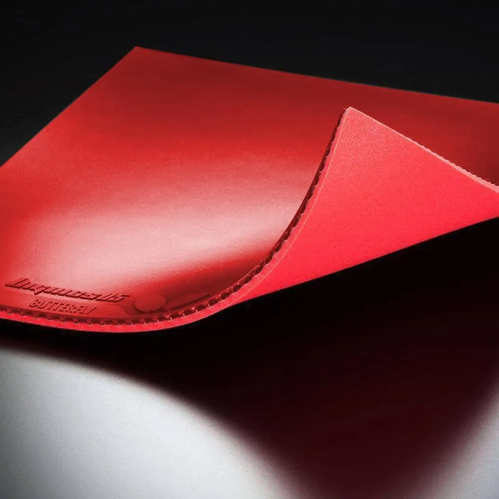 Butterfly Dignics 05 Table Tennis Rubber | Butterfly Table Tennis Rubber | 1.9 or 2.1 mm | Red or Black | 1 Inverted Table Tennis Rubber Sheet | Professional Table Tennis Rubber