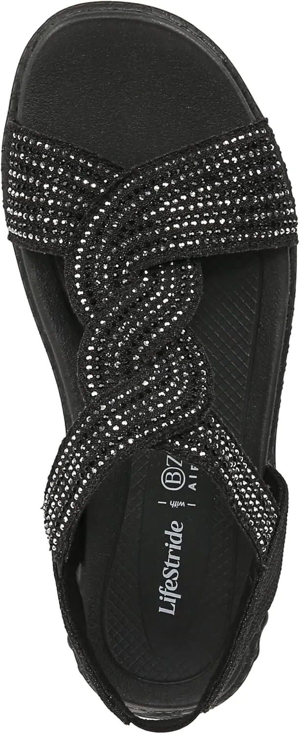 Bzees For Lifestride Women's Lilly Bright Strappy Sandal