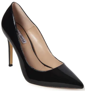 CALEESI BLACK PATENT LEATHER