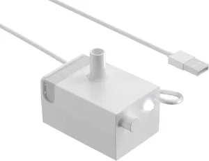 Cat Water Fountain Replacement Pump, Cat Fountain Pump with Water Shortage Alert Light, Replacement Pump for Petlipo Pet Water Fountains, White