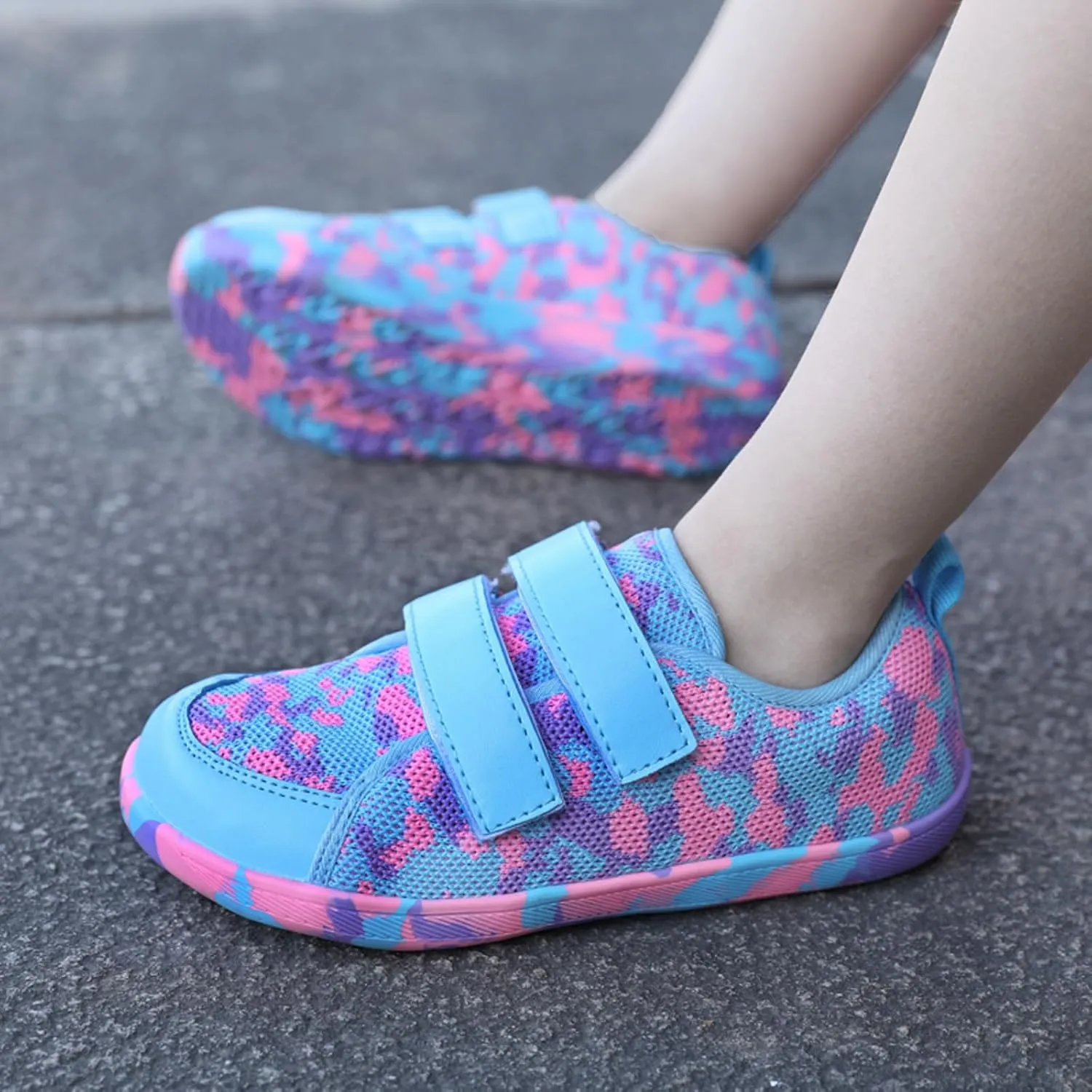 CERYTHRINA Kids Wide Minimalist Barefoot Shoes: Zero-Drop - Natural to Grow Toe Box Sneaker for Boys Girls