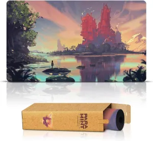 Chihiro (Stitched) - Anime Fantasy Playmat - Compatible with Spirited Away, Magic The Gathering Playmat - Play MTG, YuGiOh, TCG - Original Play Mat Art Designs & Accessories