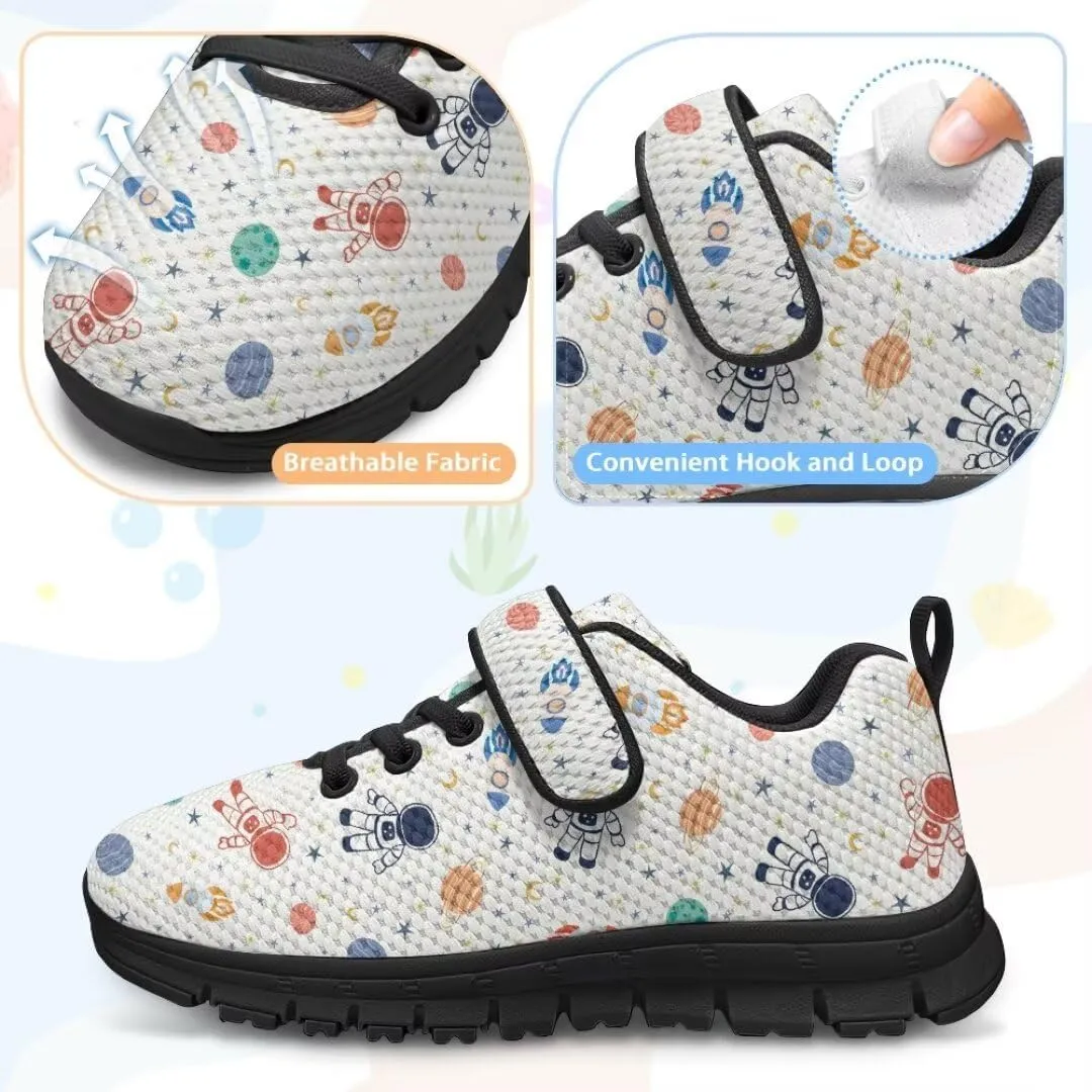 Children Sneakers Anti-Skid Sports Shoes Toddler One Strap Hook and Loop Sneakers for Camping Jogging
