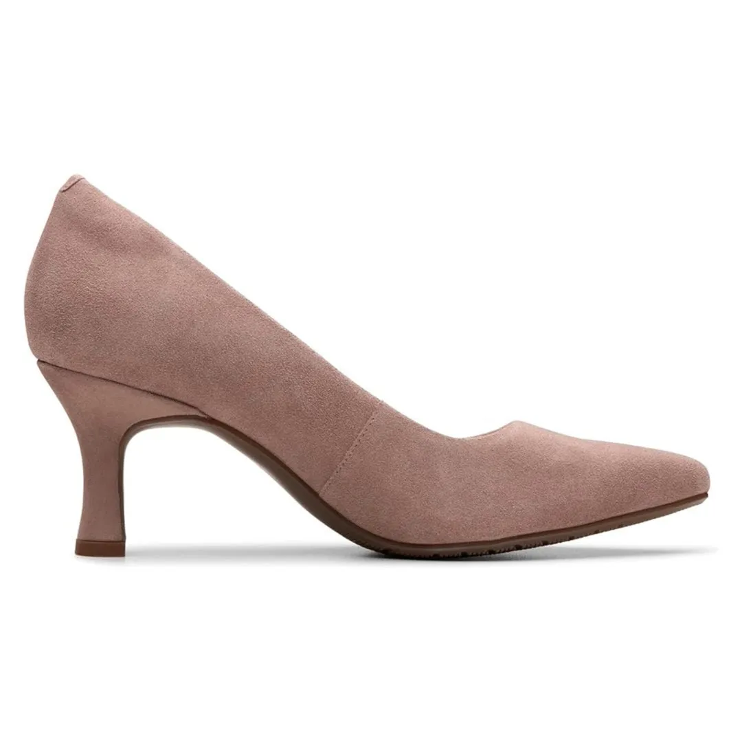 Clarks Kataleyna Gem Mauve Suede Women's Shoes
