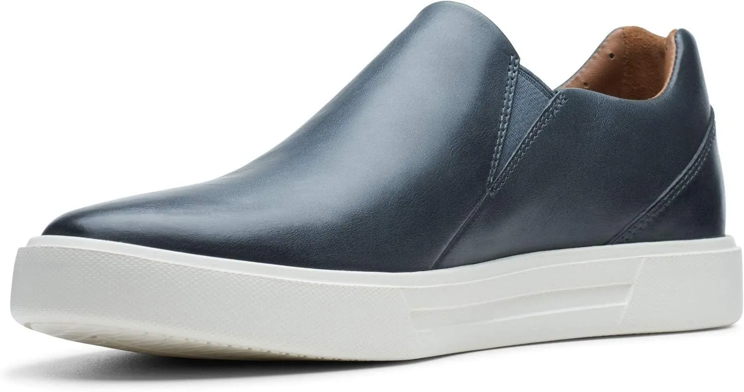 Clarks Men's Un Costa Step Loafer, Dark Blue Leather, 11