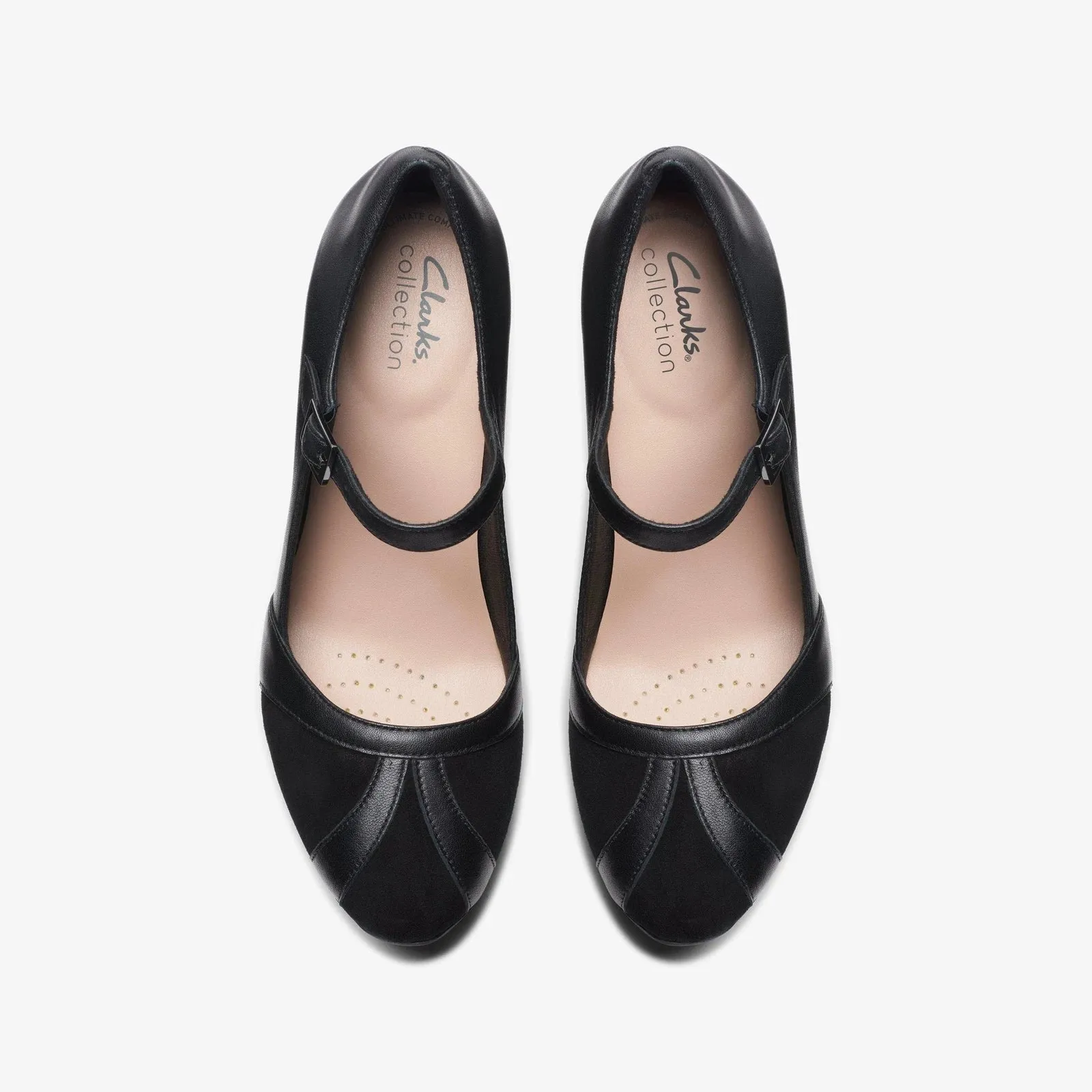 Clarks Women's Ambyr Light Pump Black Combi 26174115