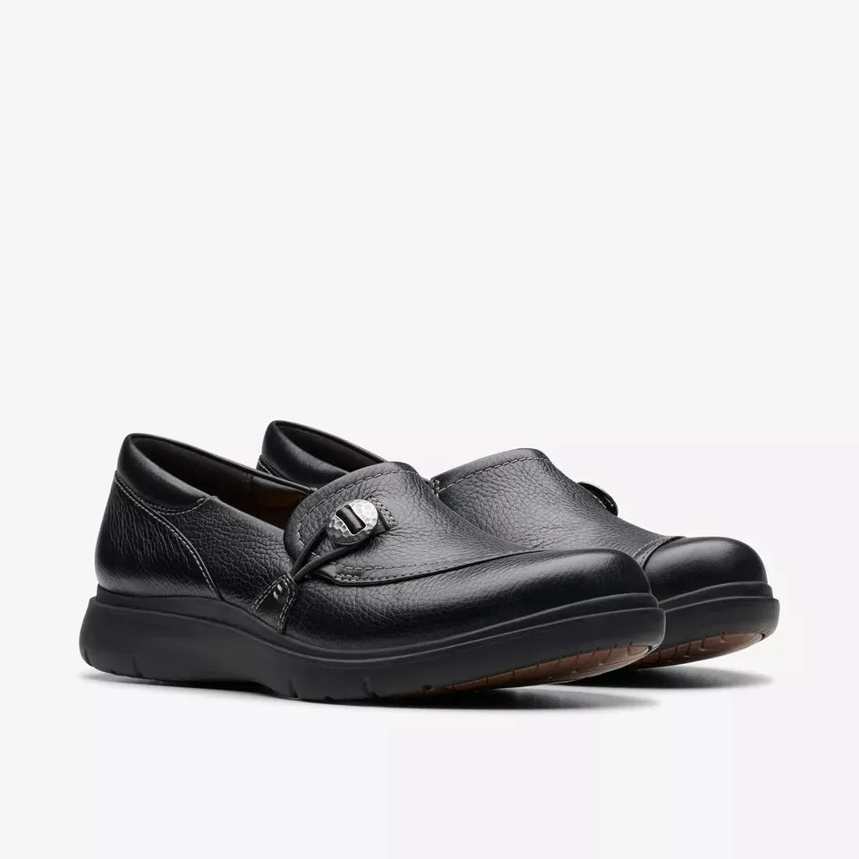 Clarks Women's Certina Ease Black Leather 26179947