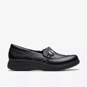 Clarks Women's Certina Ease Black Leather 26179947
