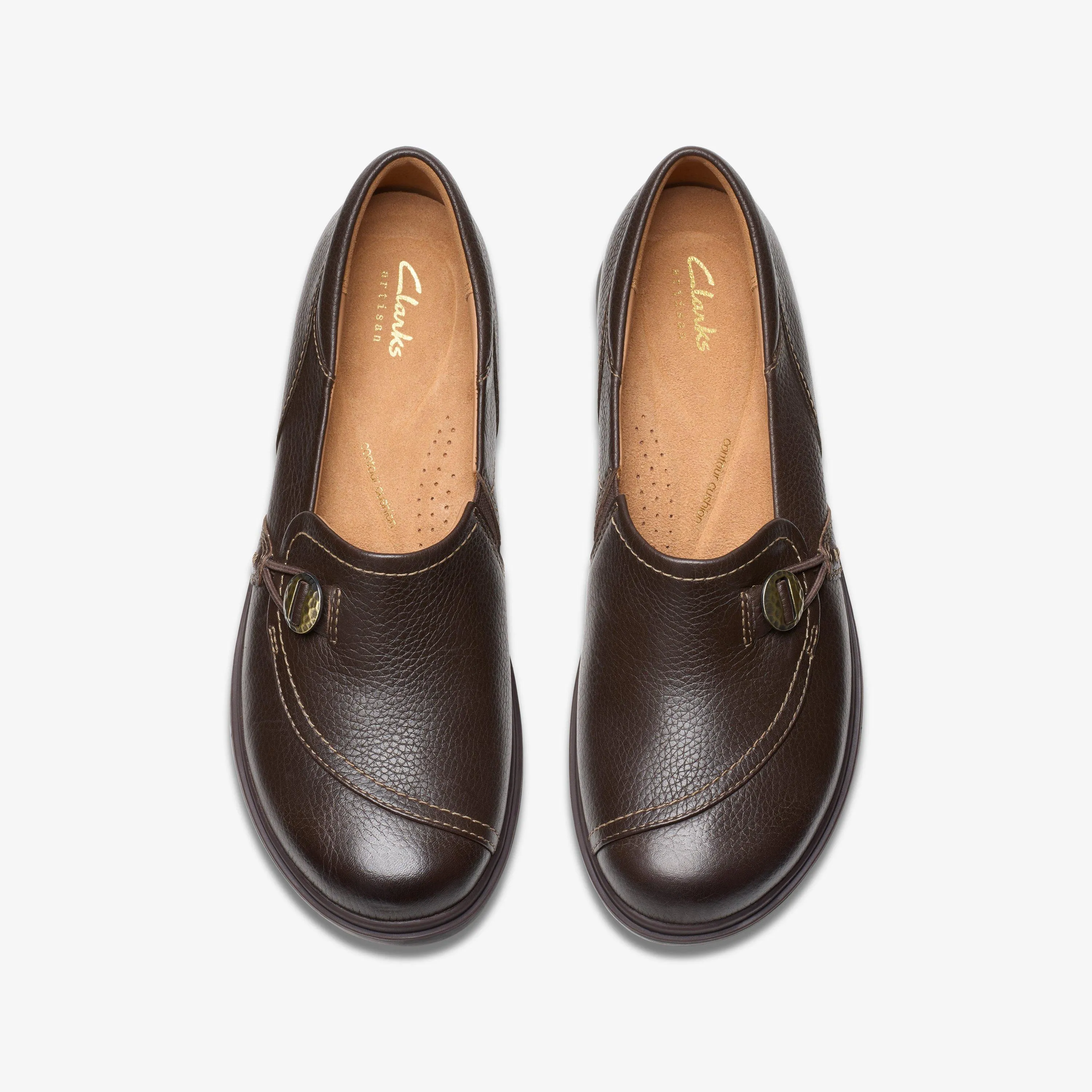 Clarks Women's Certina Ease Dark Brown Leather 26179948