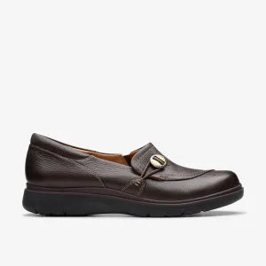 Clarks Women's Certina Ease Dark Brown Leather 26179948