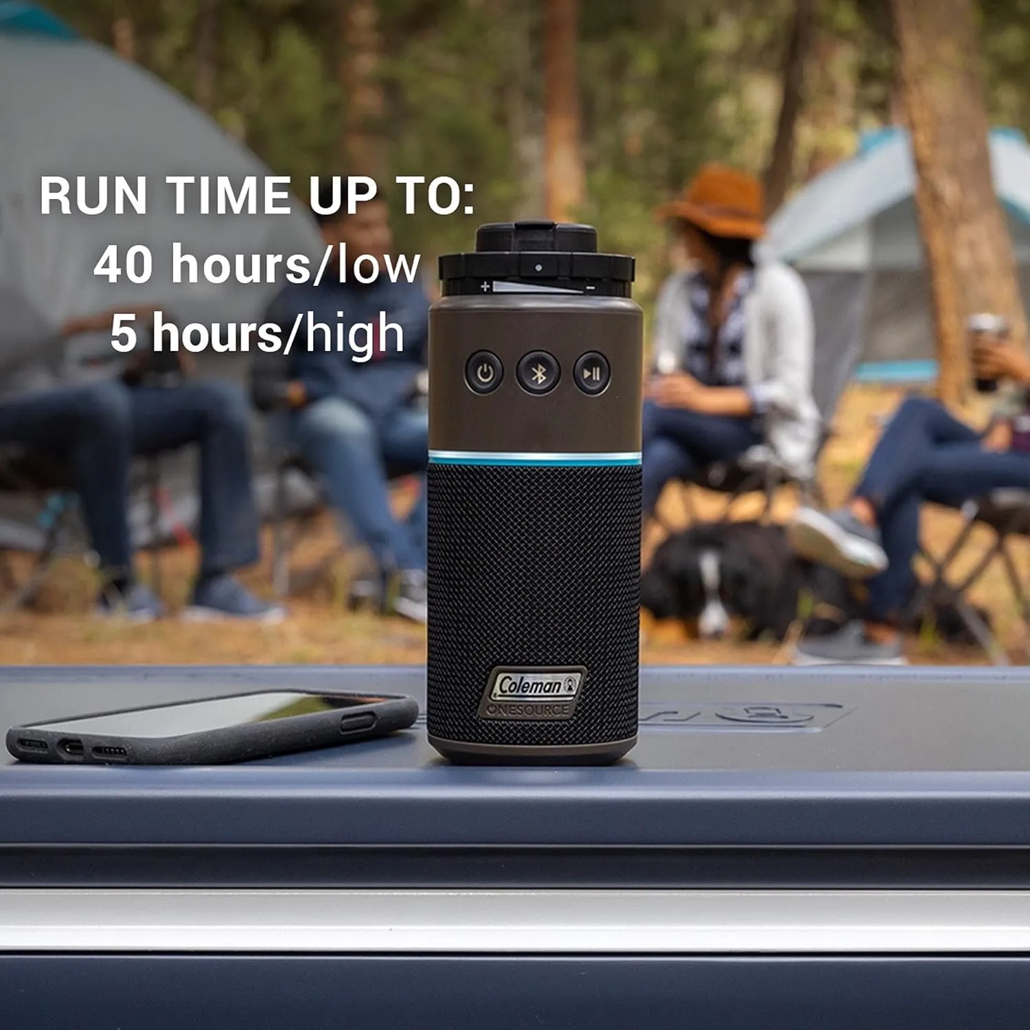 Coleman OneSource Rechargeable Outdoor Camping Gear: Camp Shower, Cordless Vacuum, Fan, Speaker, & Air Pump Options with Included Rechargeable Battery