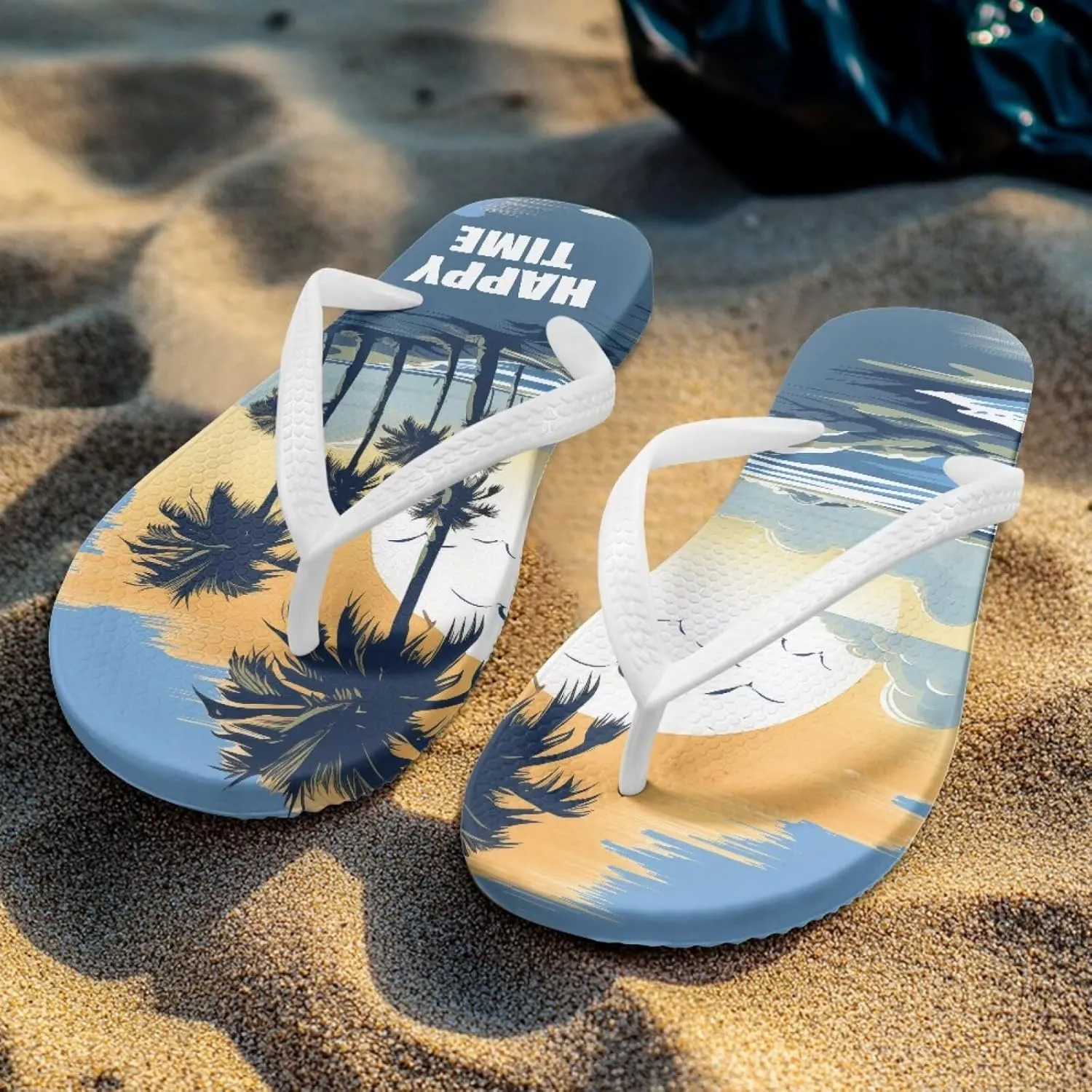Coloranimal Flip Flops for Women Sandals Women Summer Beach Sandals Non Slip Shower Slippers Y Sandals Comfort Flip-Flops Slippers Thong Sandals