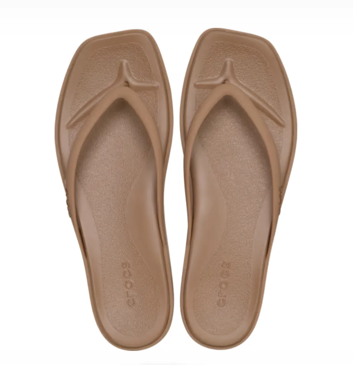 Crocs Women Miami Flip In Milk Chocolate (Pre-Order)