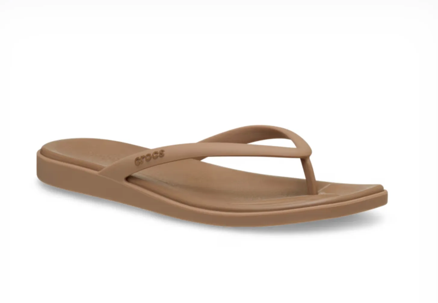 Crocs Women Miami Flip In Milk Chocolate (Pre-Order)