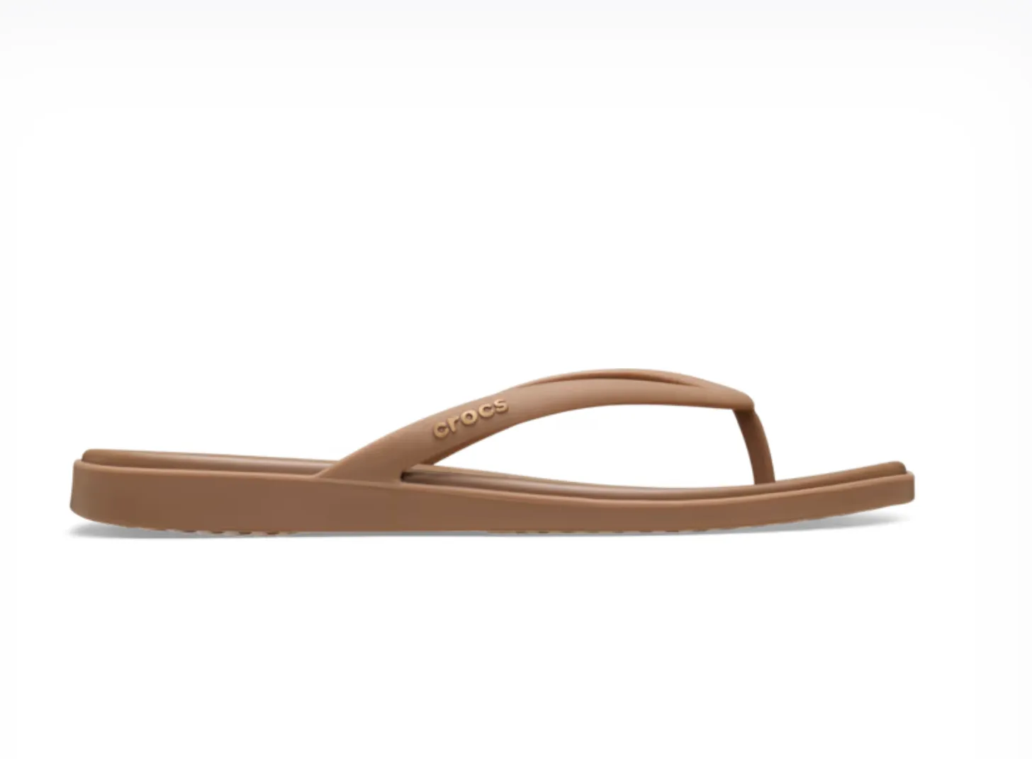 Crocs Women Miami Flip In Milk Chocolate (Pre-Order)