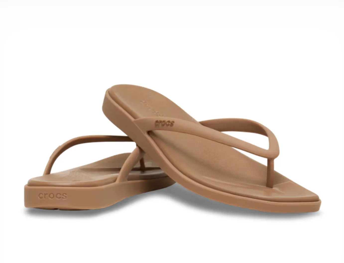 Crocs Women Miami Flip In Milk Chocolate (Pre-Order)