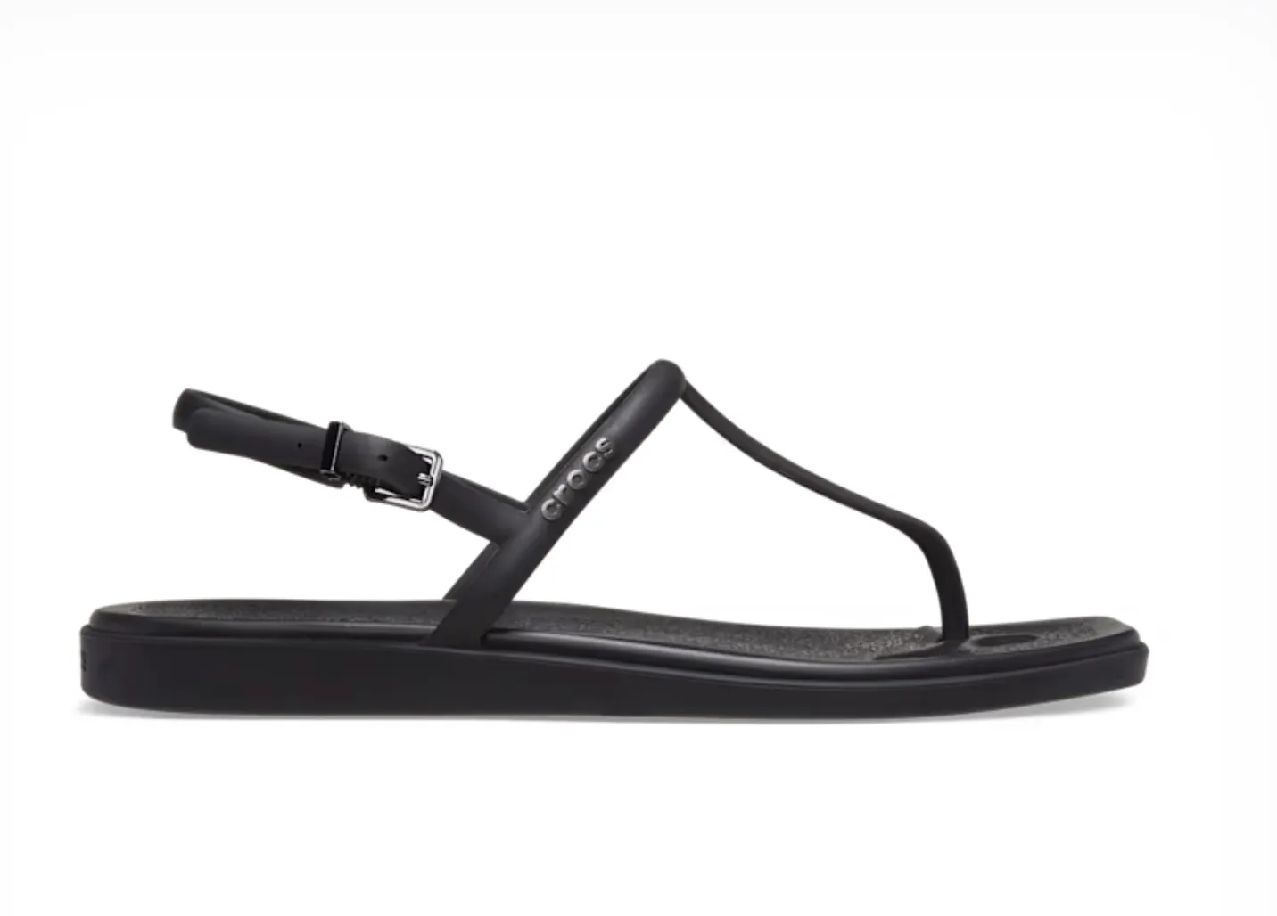 Crocs Women Miami Thong Flip In Black (Pre-Order)