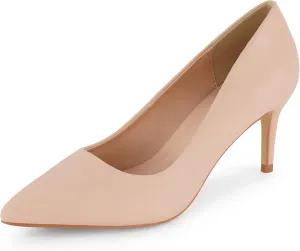 CUSHIONAIRE Women's Preston Dress Pump  Memory Foam, Wide Widths Available