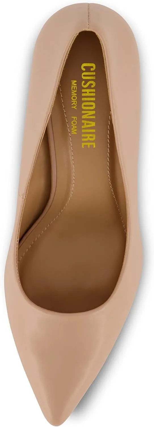 CUSHIONAIRE Women's Preston Dress Pump  Memory Foam, Wide Widths Available