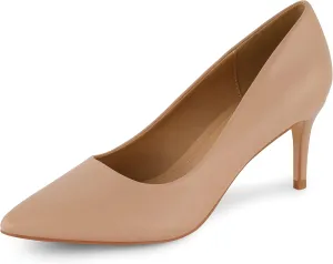 CUSHIONAIRE Women's Preston Dress Pump  Memory Foam, Wide Widths Available