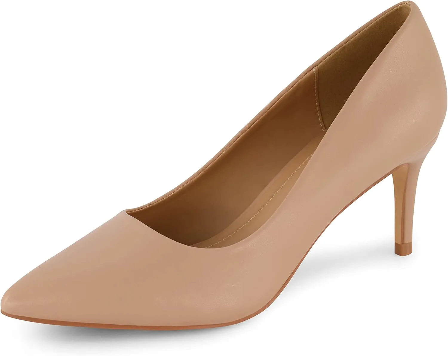 CUSHIONAIRE Women's Preston Dress Pump  Memory Foam, Wide Widths Available