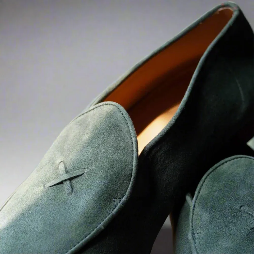 Del Toro Suede Milano Loafer - Pine