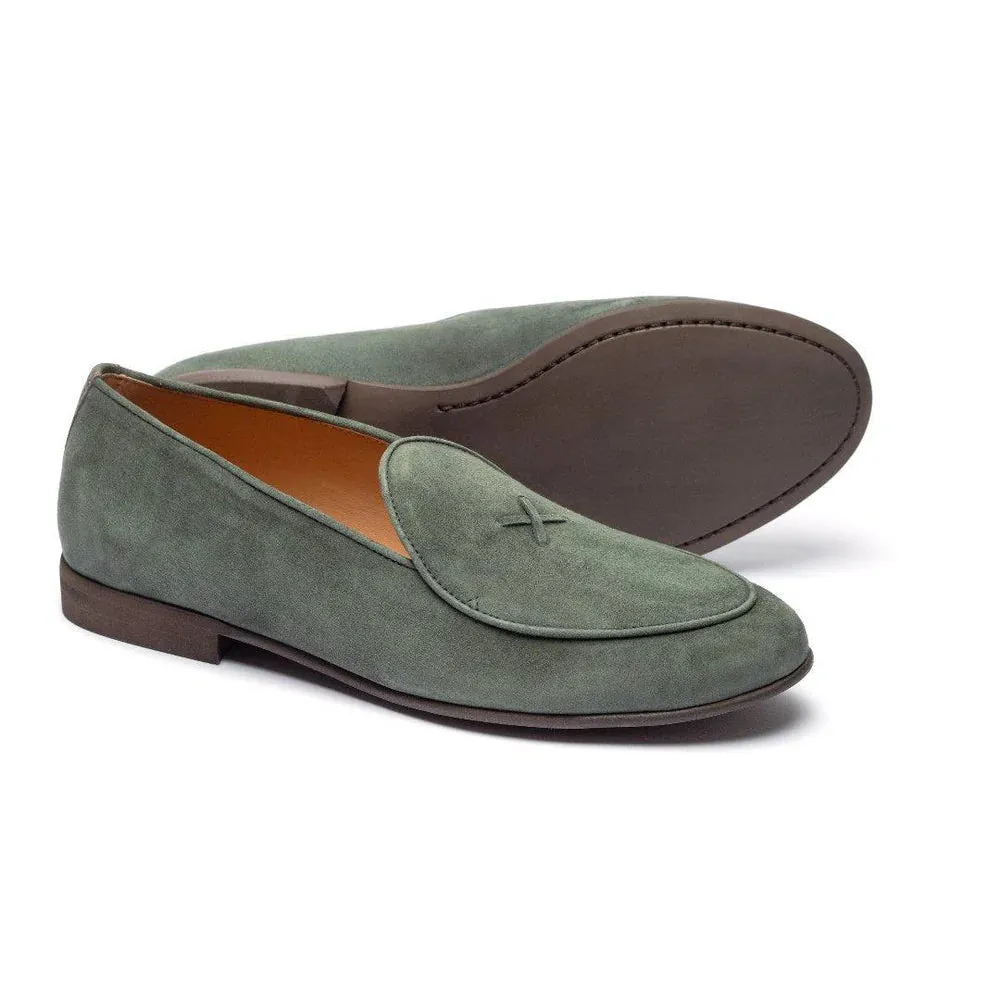 Del Toro Suede Milano Loafer - Pine