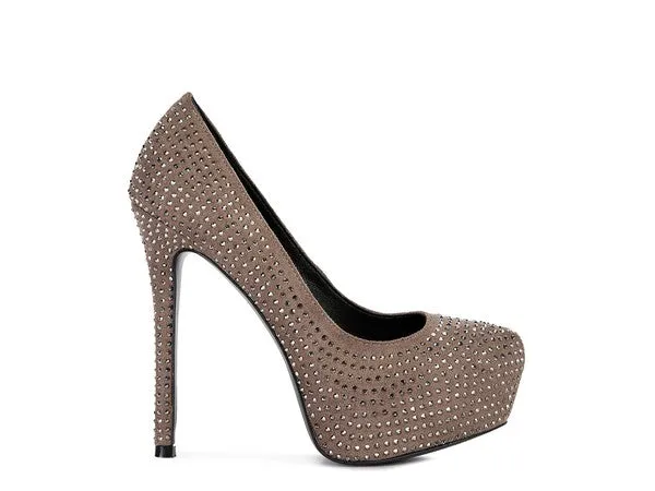 Domé Faux Suede Pumps
