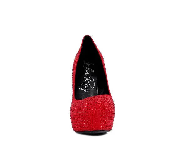 Domé Faux Suede Pumps