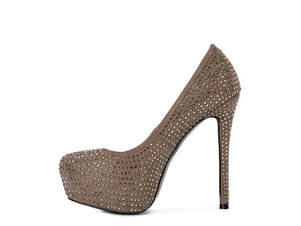 Domé Faux Suede Pumps