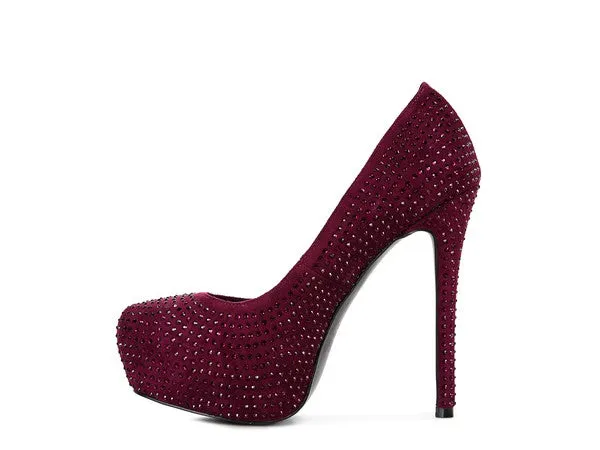 Domé Faux Suede Pumps